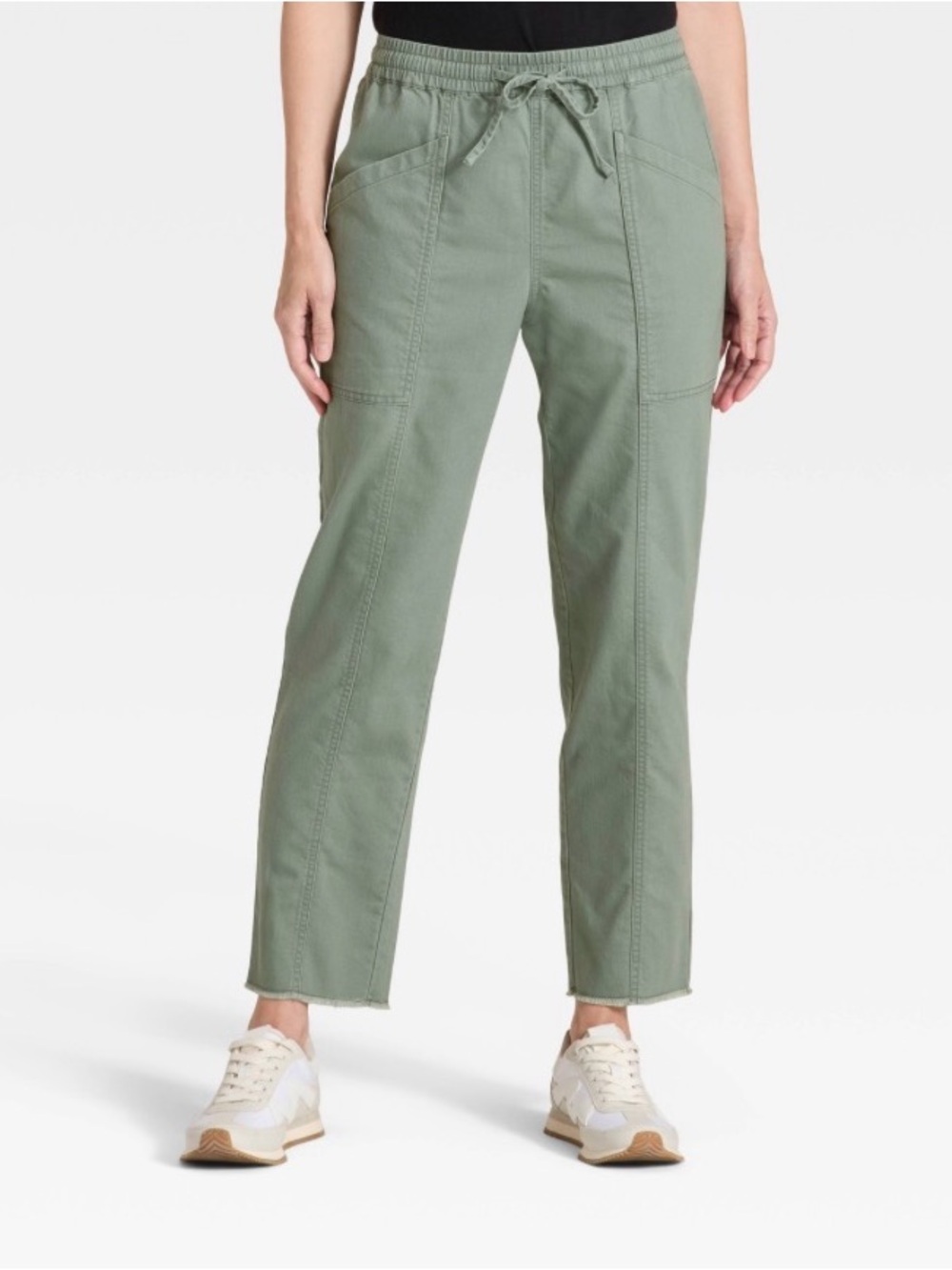 Casual‎ Olive Drawstring Utility Pants